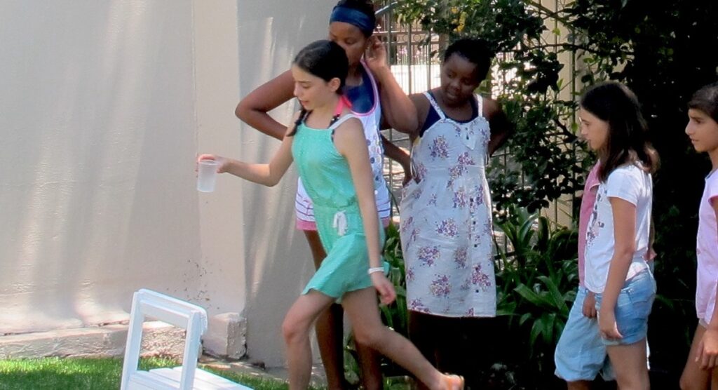party games water obstacle course